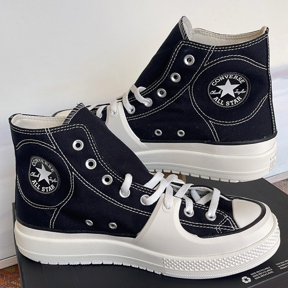 Converse Men’s CTAS A05094C
CTAS CONSTRUCT HI BLACK/VINTAGE WHITE/EGRET
Platform - Picture 10 of 16